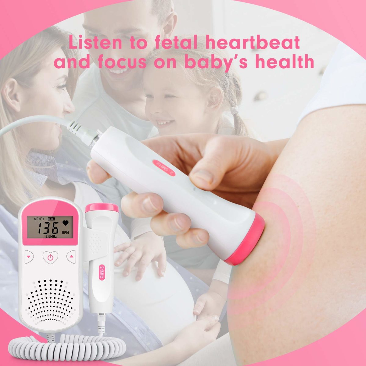 Fetal Heartbeat Detector Baby Care 2