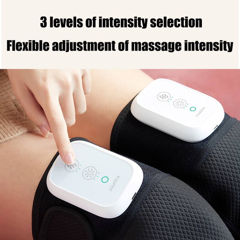 3D Knee Massager Vibration Heating Wireless 4