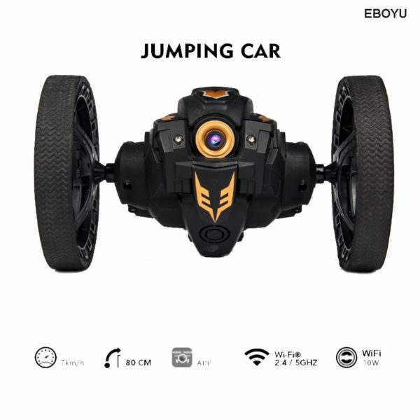 2.4G WiFi FPV 720P HD Camera RC Jumping Car Jump High Stunt Car 2