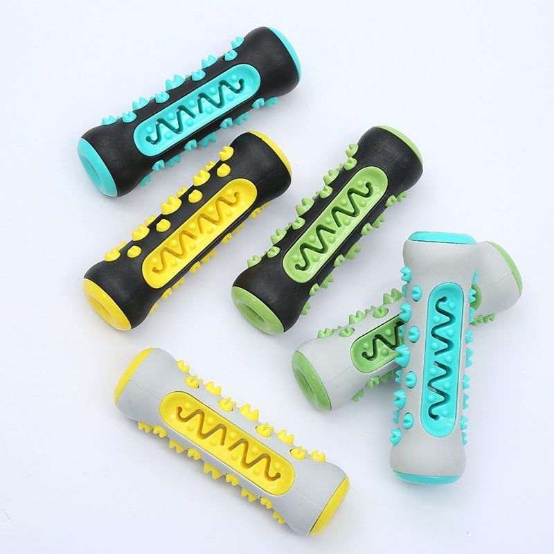 Pet Dog ToothBrush TPR Sticker Chew Toys Pet Molar Tooth Cleaner Brush Stick Dogs Toothbrush Puppy Dental Care Toy Pet Supplies 2