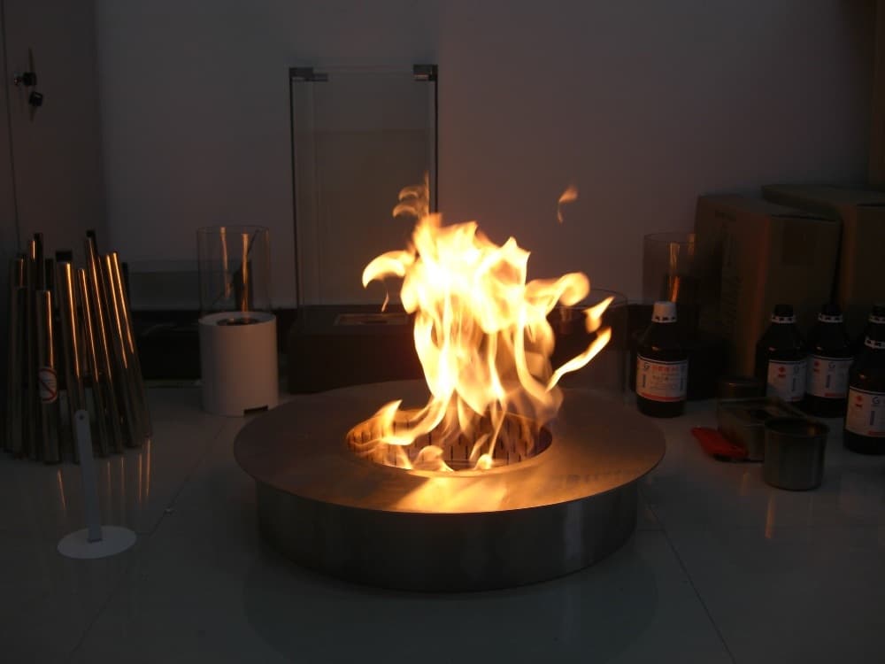8 liter round ethanol burner outdoor Fireplace 3