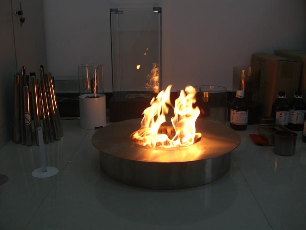 8 liter round ethanol burner outdoor Fireplace 4