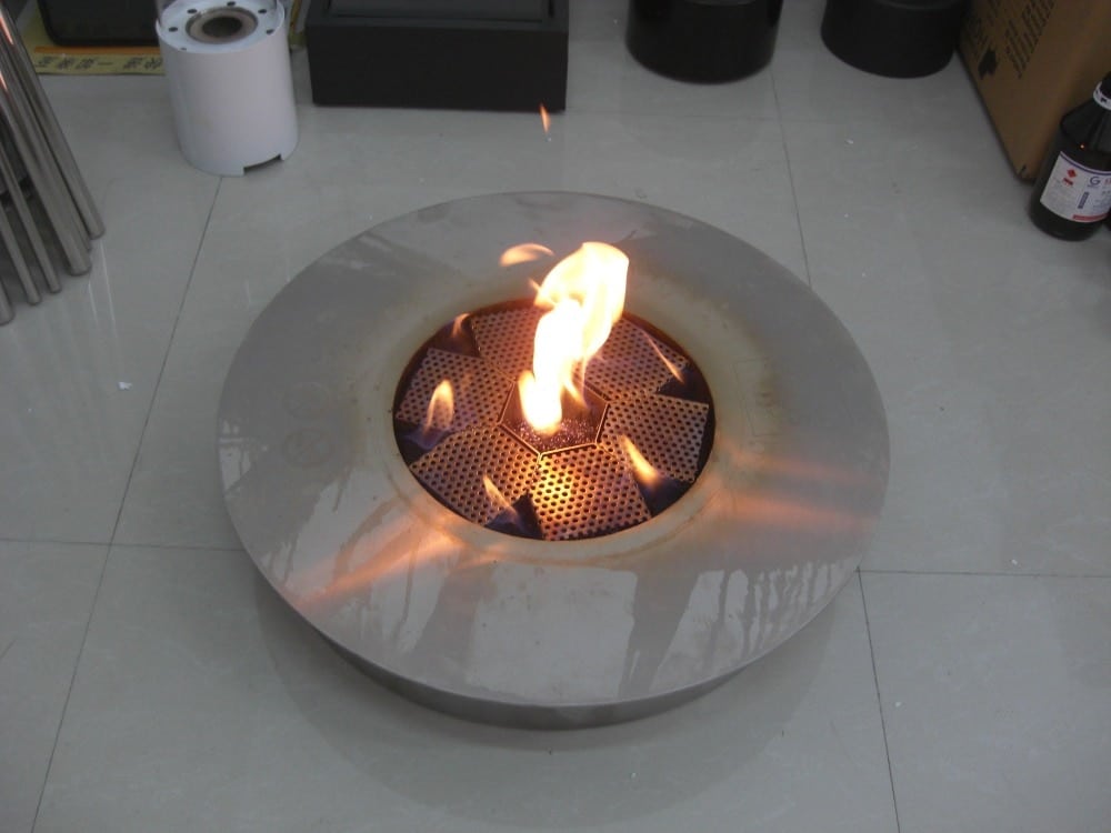 8 liter round ethanol burner outdoor Fireplace 5